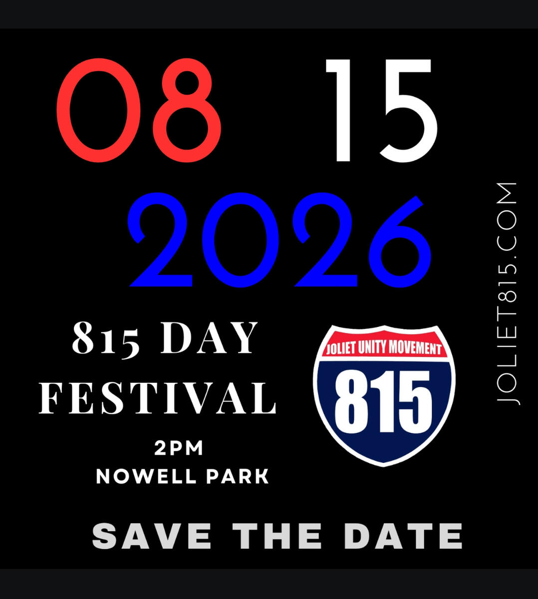 8/15 - Joliet Unity Movement Day, Nowell Park Joliet, IL